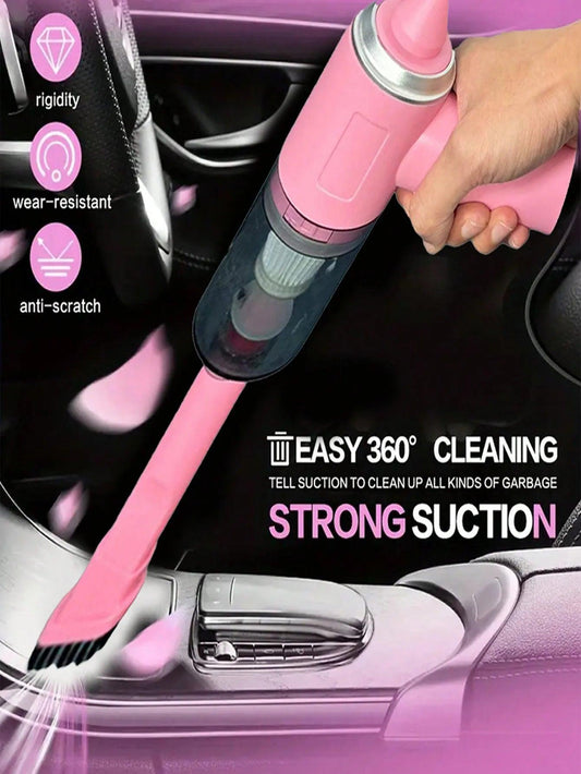 3 In 1 Integrated Suction And Blowing Vacuum Cleaner USB Charging Small Car Household Vacuum Cleaner - MANDOTOS