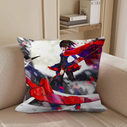 Personalized R-Ruby Rose Cartoon Animation Decorative Pillow - 45x45cm - MANDOTOS