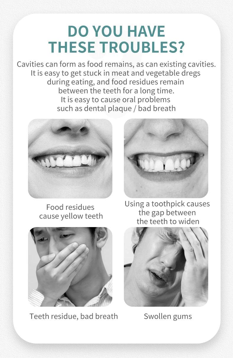 50/150/300/600/1000 PCS dental floss sticks oral care tools - MANDOTOS