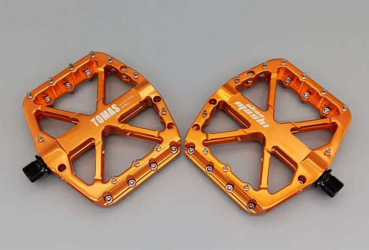 2025 New Bike Pedals  MTB Mountain Road Flat Non-slip CNC 3 Sealed Bearings Green Bicycle Pedals Route Cycling Accessories