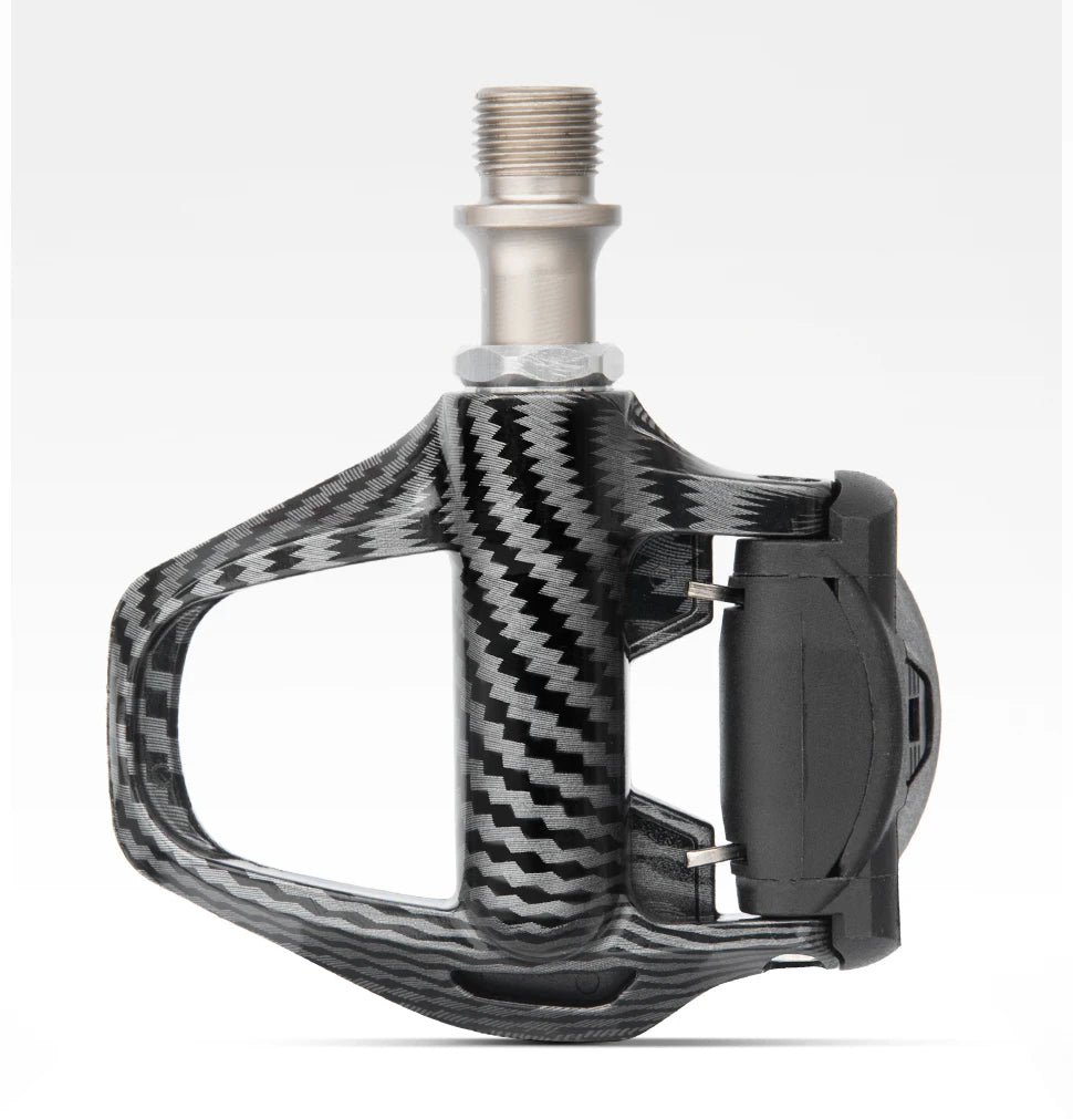 Road Bike Clipless Pedals Carbon Clip-On Pedals With Sealed Bearings Works With KEO And Shimano SPD System Locking Pedals