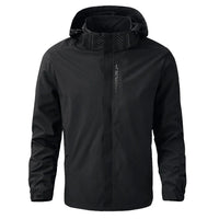 Men's Outdoor Waterproof Raincoat Lightweight Cycling Coat with Hood Streetwear Hiking Windproof Jacket Climbing Outdoor Jackets