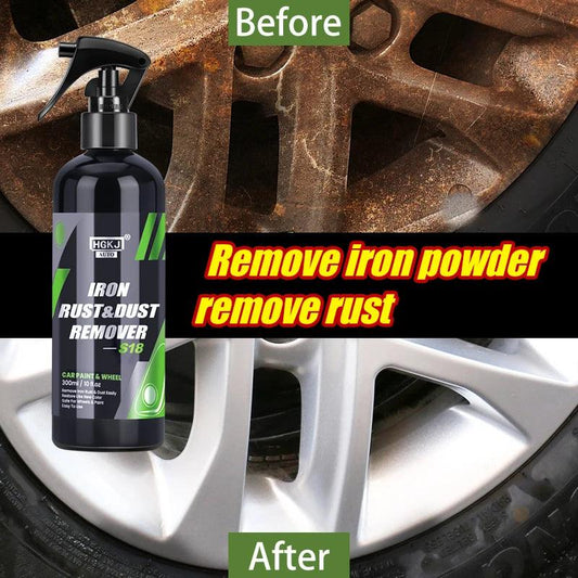 HGKJ Car Paint & Wheel Iron Particles Powder Cleaning Super Rust Dust Remover Spray Metal Surface Defender Auto Rim Cleaner - MANDOTOS