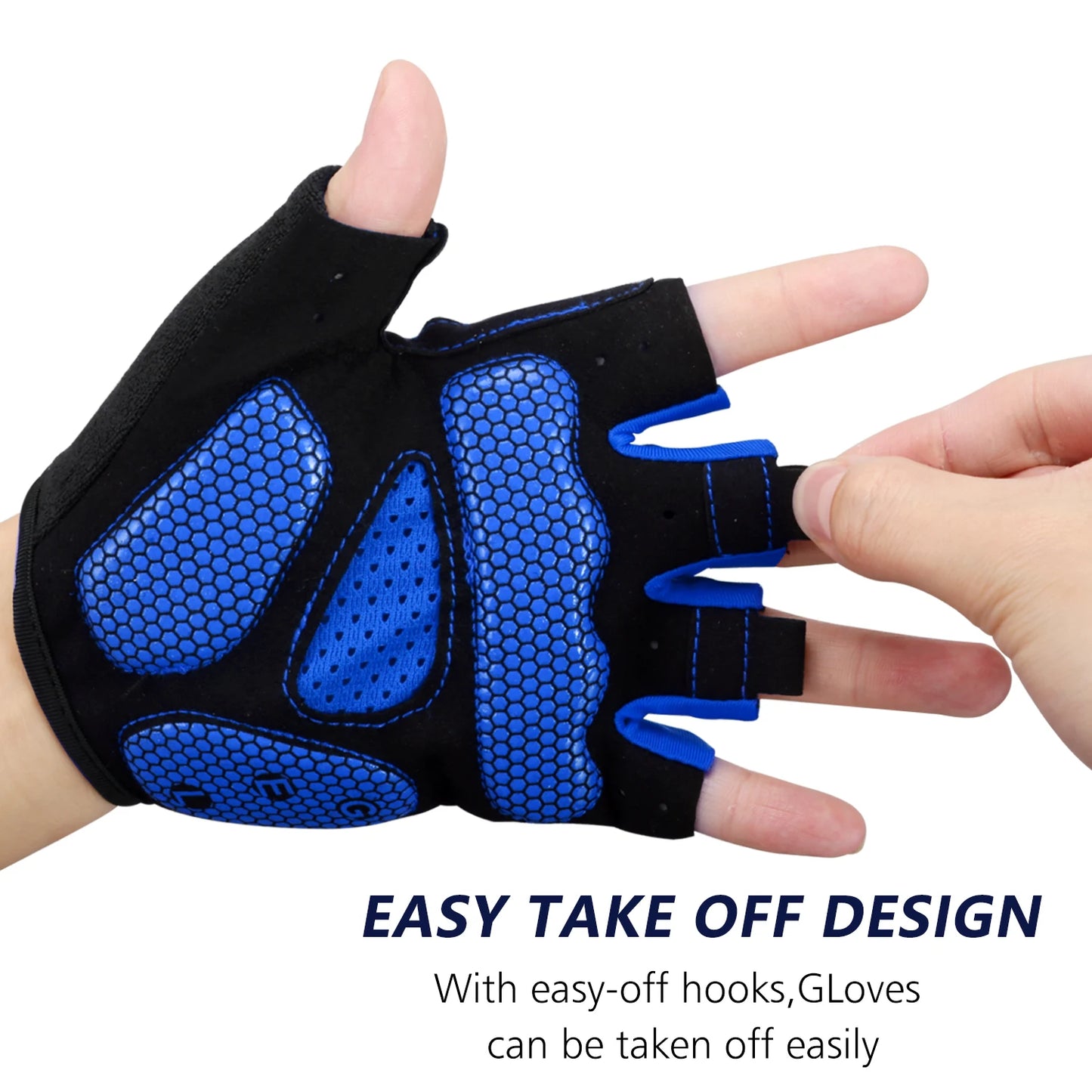 MOREOK Bike Gloves 5MM SBR Pads Mountain Bike Gloves Breathable Bicycle Gloves Non-slip Road Biking Cycling Gloves for Men Women