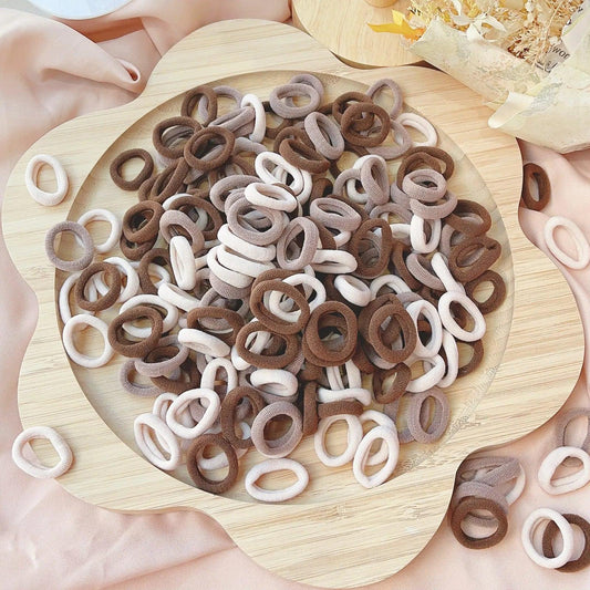 20/50pcs Kids Elastic Hair Bands Girls Sweets Scrunchie Rubber Band for Children Hair Ties Clips Headband Baby Hair Accessories - MANDOTOS