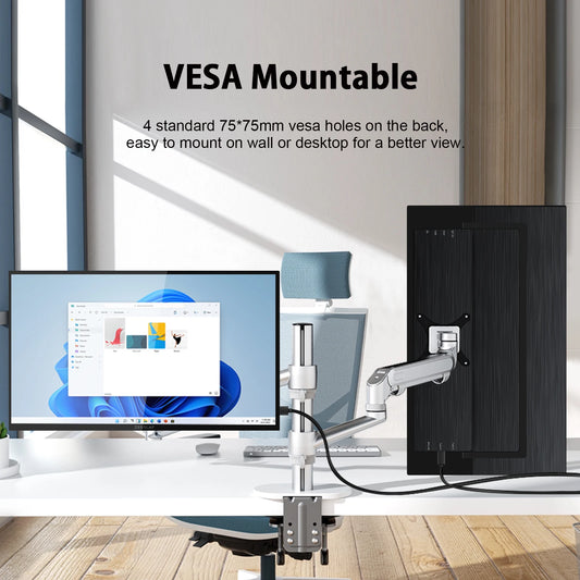 ZEUSLAP 18.5" Touch Screen Portable Monitor 100Hz 100% sRGB With Screen Holder Stand For Laptop Phone Xbox PS4 PS5 Switch