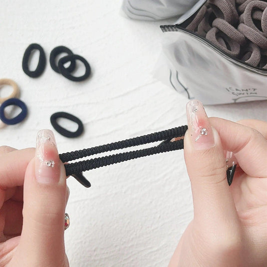 20/50pcs Kids Elastic Hair Bands Girls Sweets Scrunchie Rubber Band for Children Hair Ties Clips Headband Baby Hair Accessories - MANDOTOS