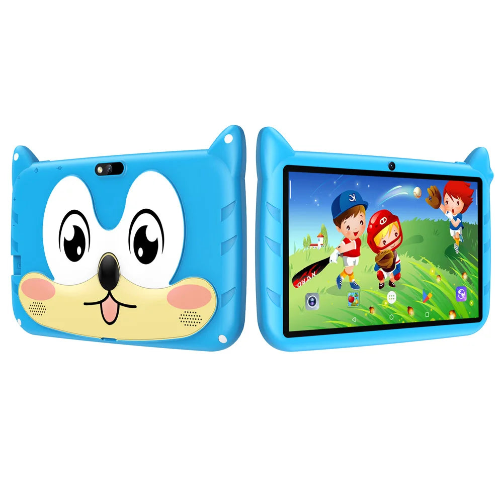 BDF 7 Inch Kid Tablet Android 13, 4GB RAM 64GB ROM,1TB Expand,5G WiFi,4000MAH Battery,Dual Camera, Children's Gift Kids Software - MANDOTOS