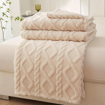 Cozy Coral Fleece Blanket - Your Perfect Multi-Purpose Companion - MANDOTOS