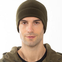 Winter Fleece Beanie Cycling Men Women Elastic Hiking Soft Thermal Commuting Ski Helmet Liner Hat Windproof Camping Cap Outdoor