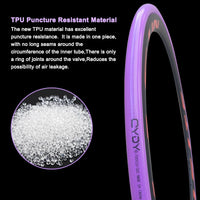 28g CYDY Road Bicycle TPU Inner Tube 700x23C 25C 26C 27C 28C 30C 32C Cycling Bike Tires Camera tyre 700C pneu aro French Valve