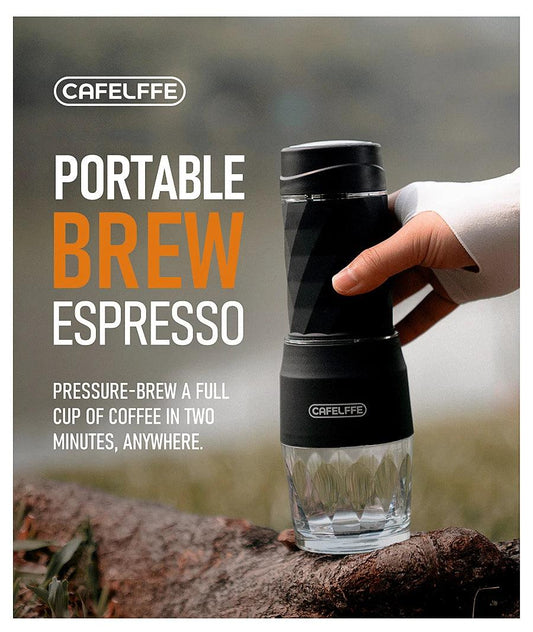 Cafelffe 3 In1 Portable Coffee Machine Hot/Cold Water Manual Espresso Maker For Capsule & Ground Hand Press Brewer hiking Travel - MANDOTOS