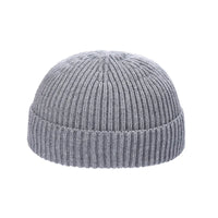 Winter Knitted Hat Warm Outdoor Sport Cold Protection Running Beanie Cap Elastic Thermal Cycling Skull Roll-up Cuffed Cap