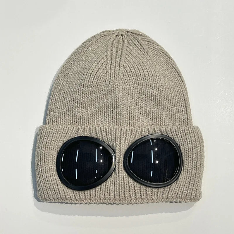 Warm Ski Mask Hats Caps Women Men Winter Windproof Glasses Knitted Beanie Outdoor Ear Protection Sports Cold Caps Garros