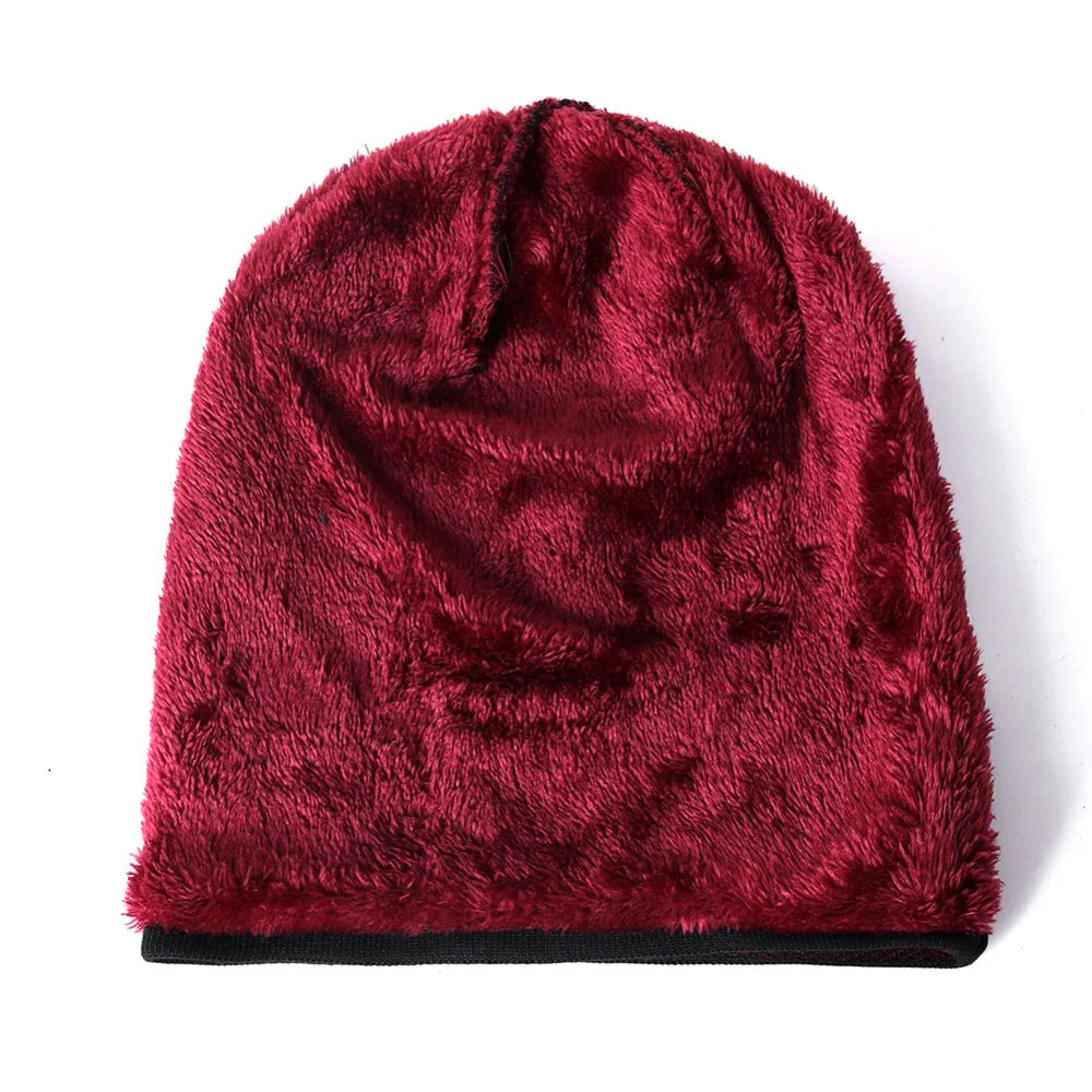 Hot Sale Unisex Warm Winter Hat Fashion Men & Women Simple Style Thick Knitted Hat Outdoor Sports Ski Beanie Hats