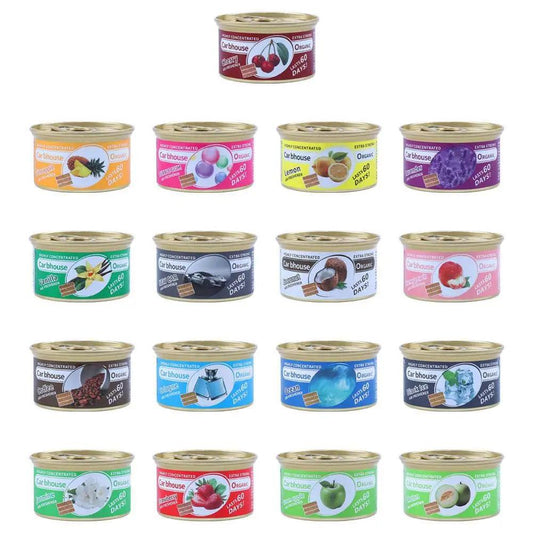 Car Air Freshener Bubble Gum Scent Organic Cans Odor Eliminator Essential Long-Lasting Strong Fragrance For Auto Home Closet - MANDOTOS