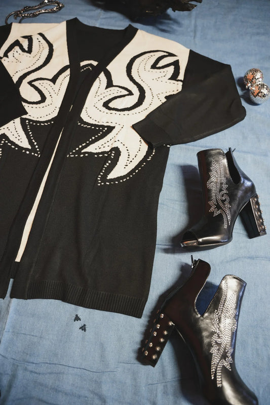 Saddle Swappin Cardigan (Reversible)