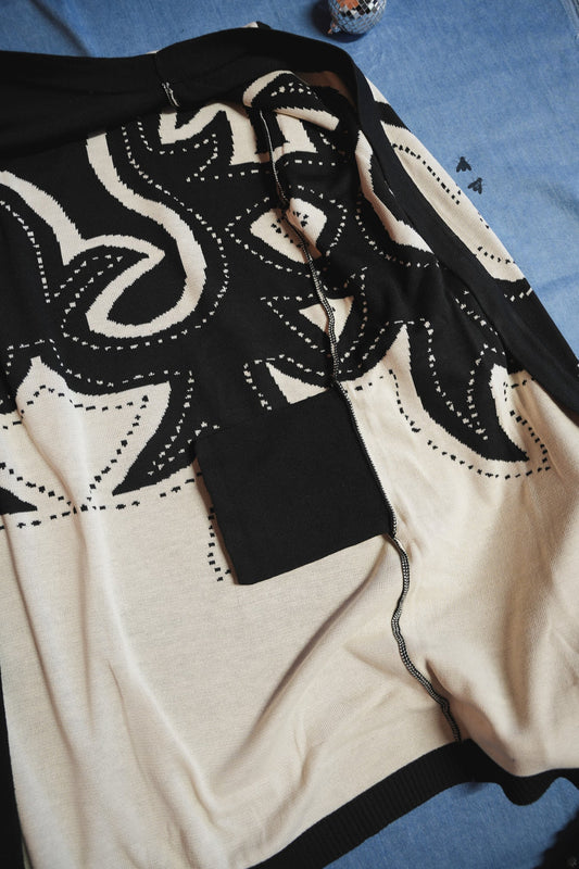 Saddle Swappin Cardigan (Reversible)