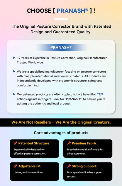 Dropshipping Stock Adjustable Back Posture Corrector Belt Women Men Prevent Slouching Relieve Pain Posture Corrector - MANDOTOS