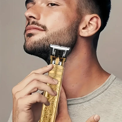 High-Power Electric Clippers Designed for Barbershops, Ideal for Shaving And Trimming with USB Charging. - MANDOTOS