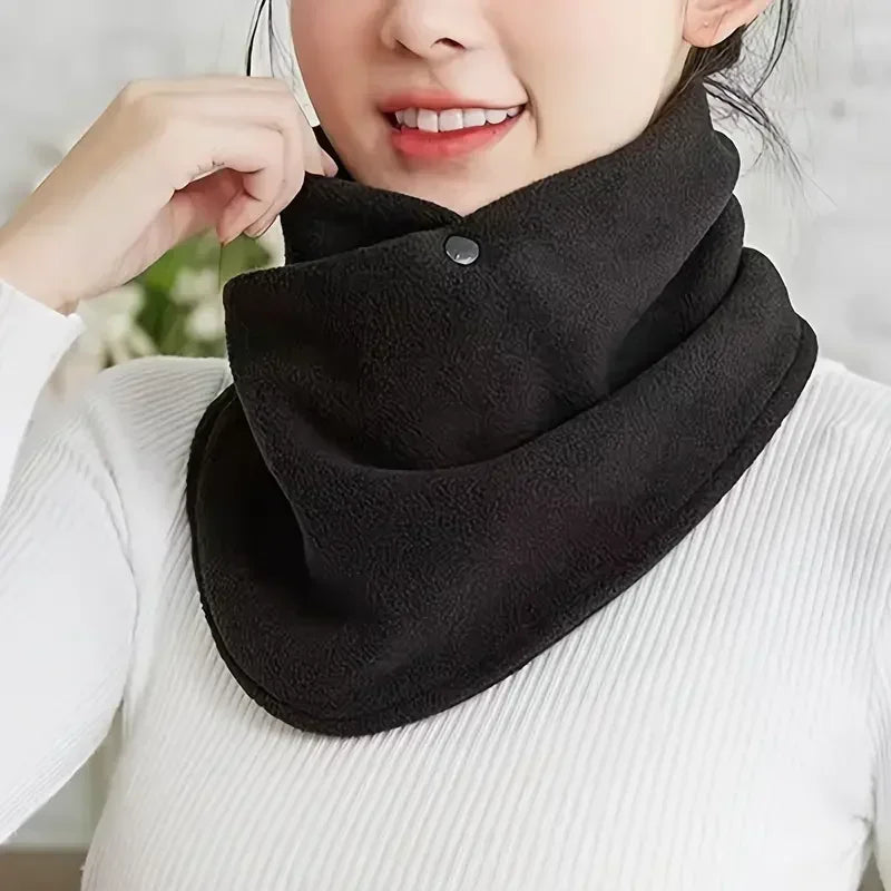 Winter Scarf for Women Warm Fluffy Neck Warmer Stylish Ins Fashion High Value Neck Wrap Student Cute Versatile Scarf
