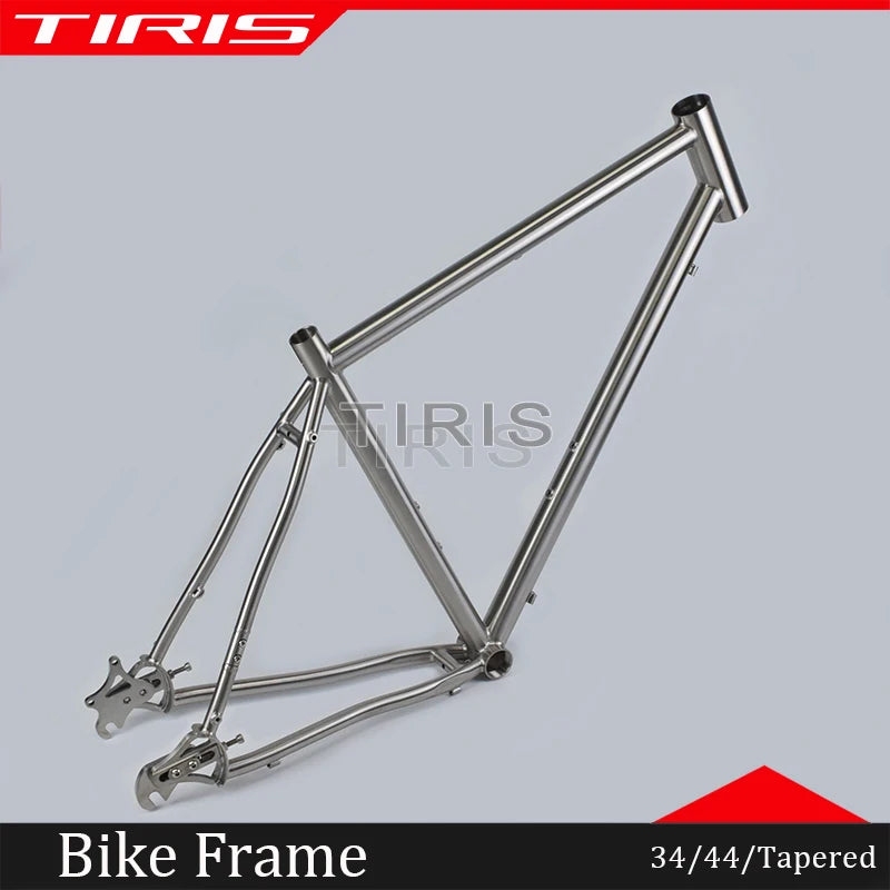 TIRIS-CRR8  Gravel Bike Frame, Sliding Dropout Gates, Belts Drive, Bicycle Framework, 700C 29 'Parts，Custom