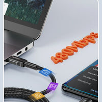 Toocki 100W Type C to USB C Cable PD 3.0 Quick Charge 4.0 Fast Charging Type C to Type C for iPhone 15 Macbook Samsung Xiaomi - MANDOTOS