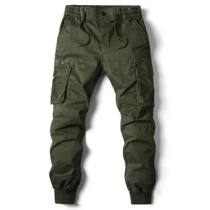 Cargo Pants Men Jogging Casual Pants Cotton Full Length Tactical Military Pants Trousers - MANDOTOS