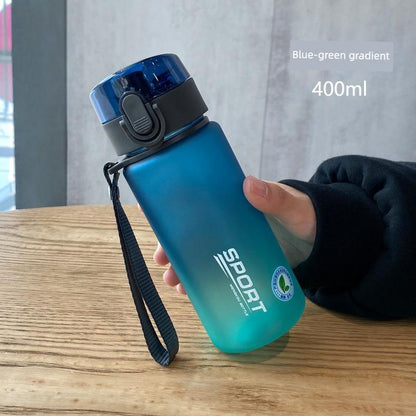 Casino Frosted Sports Water Cup Plastic Handy Cup Men and Women Creativity Portable Student Kettle with Lid Sports Bottle - MANDOTOS