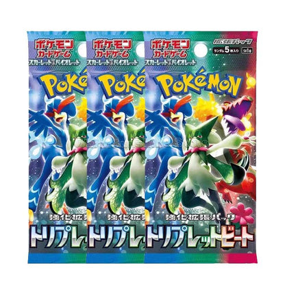 Original Pokemon Card Game PTCG Japanese Edition SV1V SV1A SV2D SV2P SV2A 151 SV3 SV3A Bale Off Single Pack Trading Cards - MANDOTOS