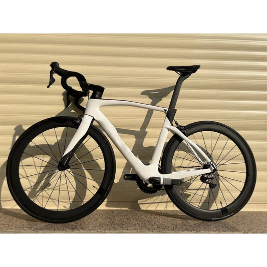 2024 New F12 Carbon Road Complete bike Rim/disc brake Carbon road bicycle Racing bicycle 50mm Rim/Disk Hub Wheelset