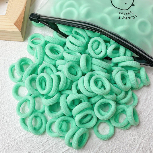 20/50pcs Kids Elastic Hair Bands Girls Sweets Scrunchie Rubber Band for Children Hair Ties Clips Headband Baby Hair Accessories - MANDOTOS