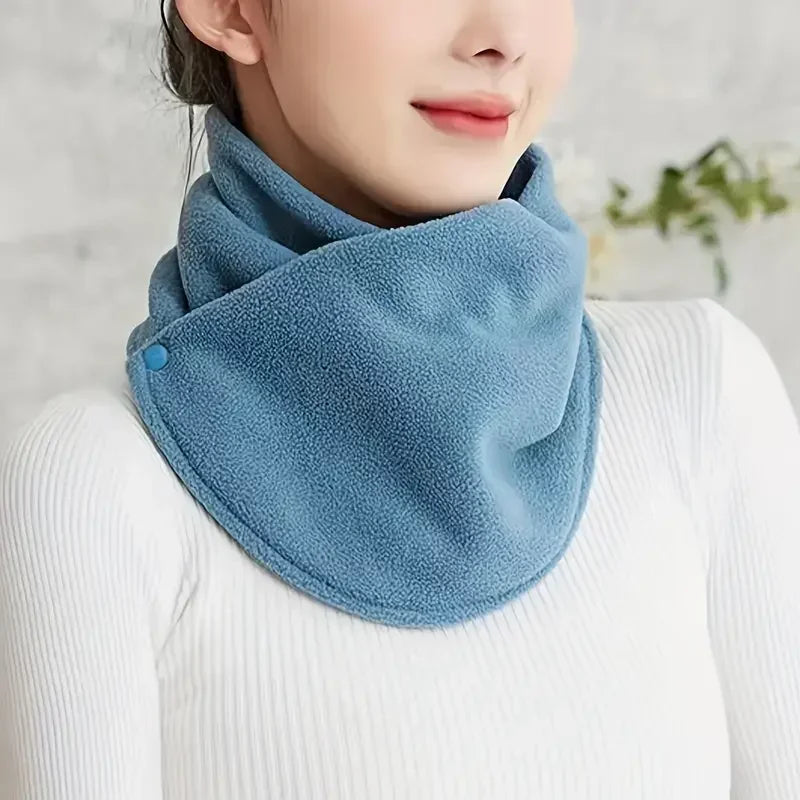 Winter Scarf for Women Warm Fluffy Neck Warmer Stylish Ins Fashion High Value Neck Wrap Student Cute Versatile Scarf