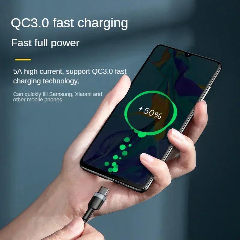 PD 120W Super Charging For Samsung S24 S23 USB C TO USB Type C Cable For iPhone 15 Plus Pro Max Xiaomi 11 4.0 Quick Fast Charger - MANDOTOS