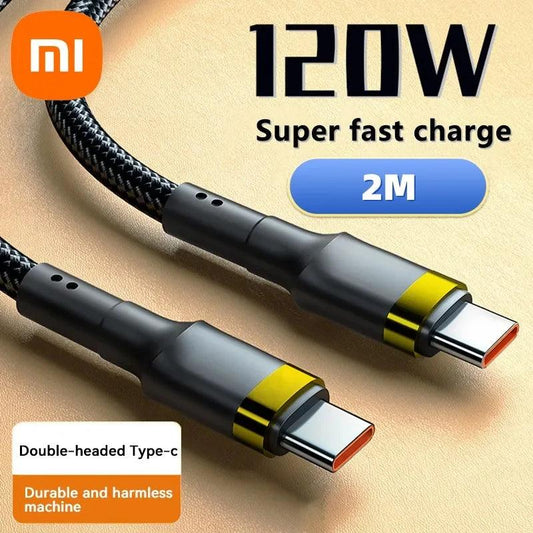 Xiaomi 120W Fast Charger PD Quick Charging High Quality USB C TO USB Type C Cable For iPhone 15 Plus Pro Max Samsung S24 - MANDOTOS