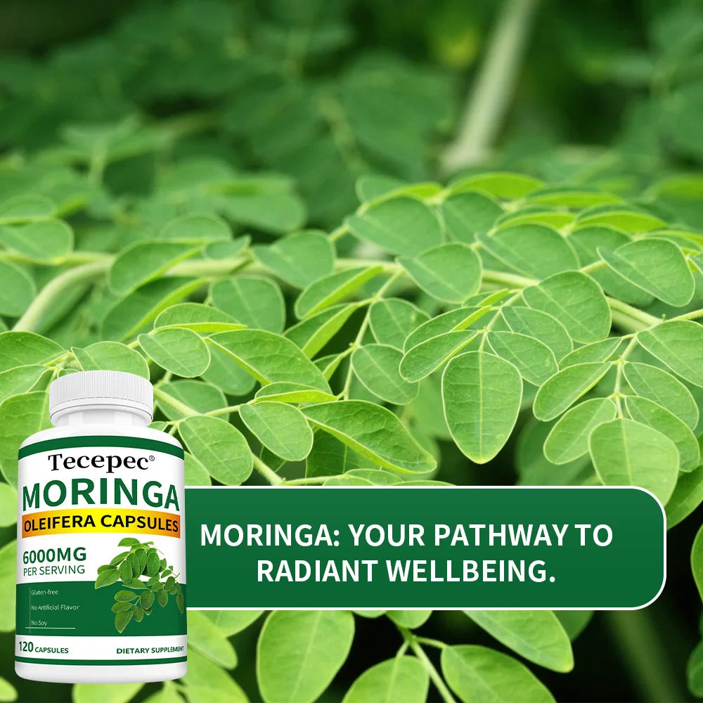 Moringa extract is rich in vitamins, minerals, and natural antioxidants, supporting balanced blood pressure and heart health