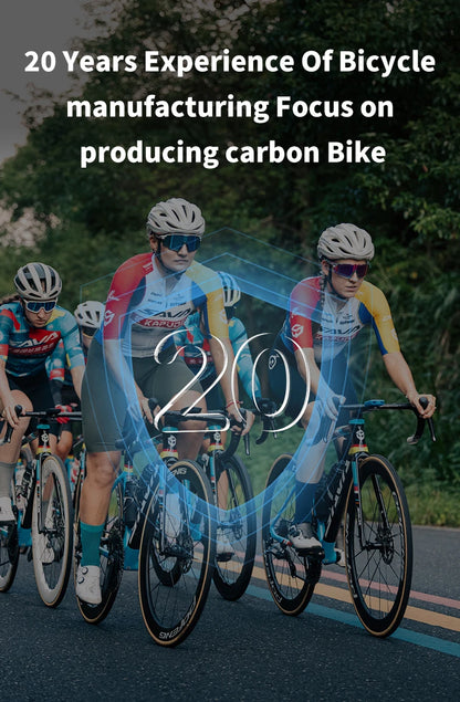 SAVA HAWKEYE Carbon Road Bike with SHIMAN0 105 7120 Kit T800 Carbon Road Bike Race Bike Aluminum Wheels