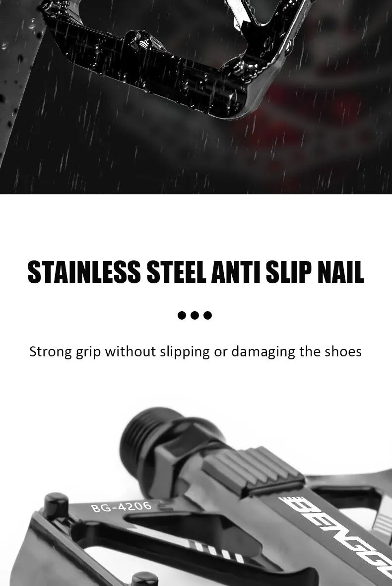 Lightweight Design Easy To Ride Bicycle Pedals Aluminum Alloy Material Suitable for Road Cycling Waterproof and Anti Slip