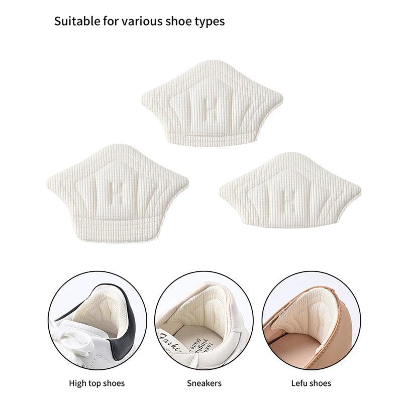 3pairs/6pairs Insoles Patch Heel Pads for Sport Shoes Back Sticker Adjustable Size Antiwear Feet Pad Cushion Insert Insole - MANDOTOS