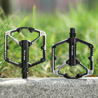 WEST BIKING Bicycle Pedals Sealed DU Bearing Nonslip Pedal Mountain Road Bike Cycling Alloy MTB Pedal Bicycle Accessories