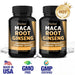 Maca Root with Ginseng 11,400mg - 120 Vegan Capsules for Men & Women - MANDOTOS
