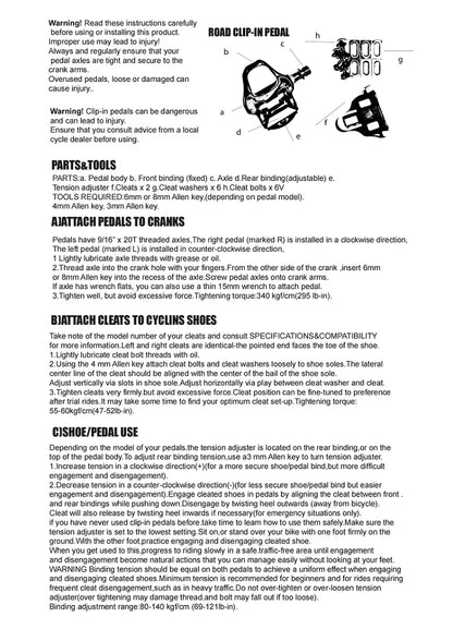 Unlock Your Cycling Potential with ZOYOSPORTS Road Bike Pedals! - MANDOTOS