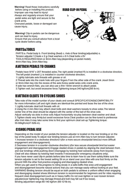 Unlock Your Cycling Potential with ZOYOSPORTS Road Bike Pedals! - MANDOTOS