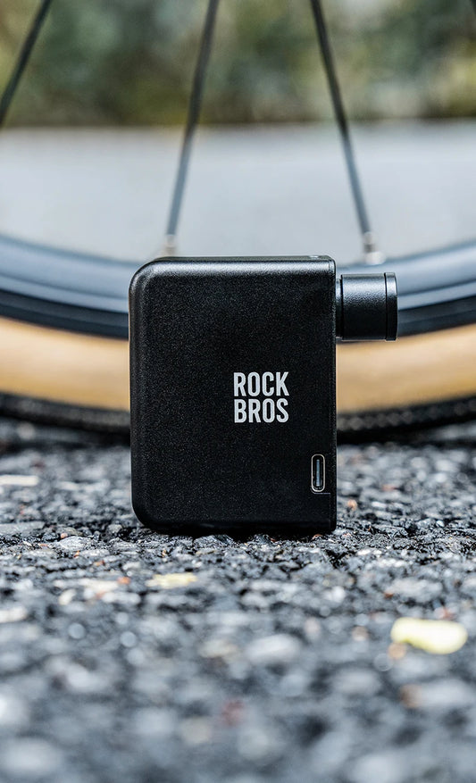 ROCKBROS Portable Mini Electric Bicycle Pump 120PSI Type-C Bike Tire Air Inflator Pump MTB Road AV FV Valve Cycling Pump - MANDOTOS