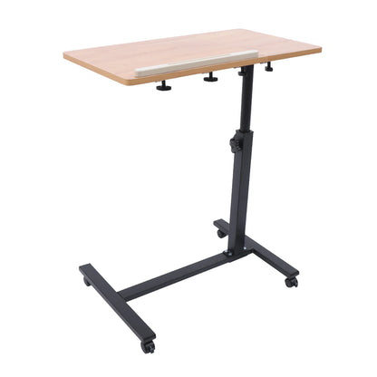Adjustable Height Laptop Desk Rolling Cart Table Stand Movable Computer Table Sofa Side Tables - MANDOTOS