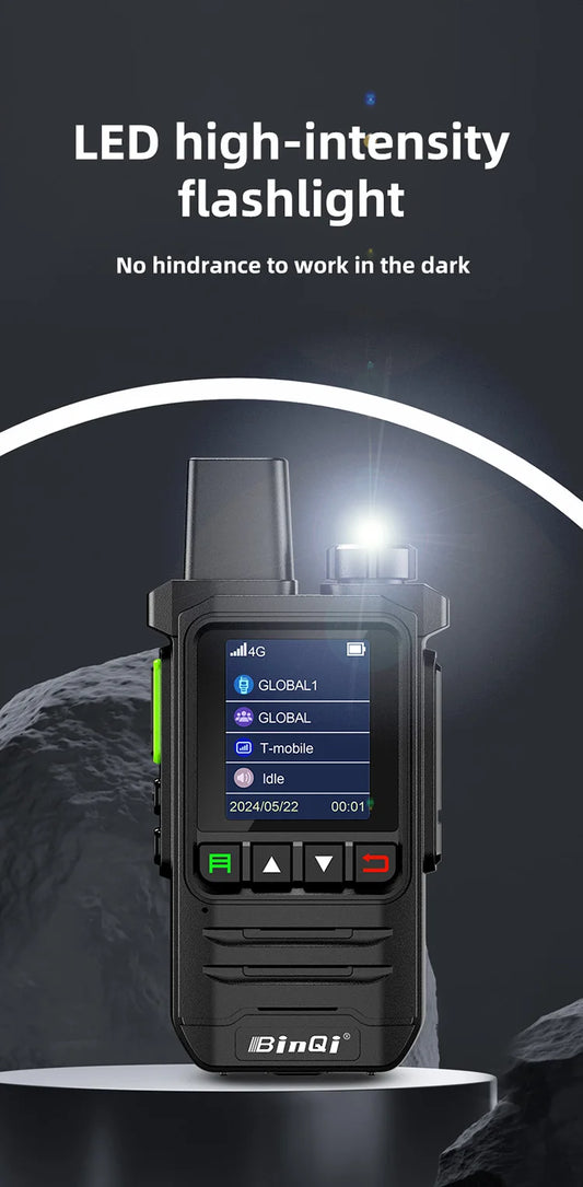 BINQI-K6 GXINPOC Platform Global -4G POC walkie talkie, 5000kilometers remote , global policecivilian fleet walkie talkie(free) - MANDOTOS