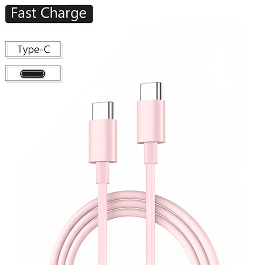 PD 60W Type C to Type C Cable For IPhone 15 16 Fast Charging For Samsung Xiaomi Huawei Type C Data phone Accessories 1M 2M 3M - MANDOTOS
