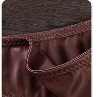 Ice Silk Panties Women Lingerie Underwear Low Waist Seamless Quick-drying Skin-friendly Breathable Briefs Women Intimates Brief