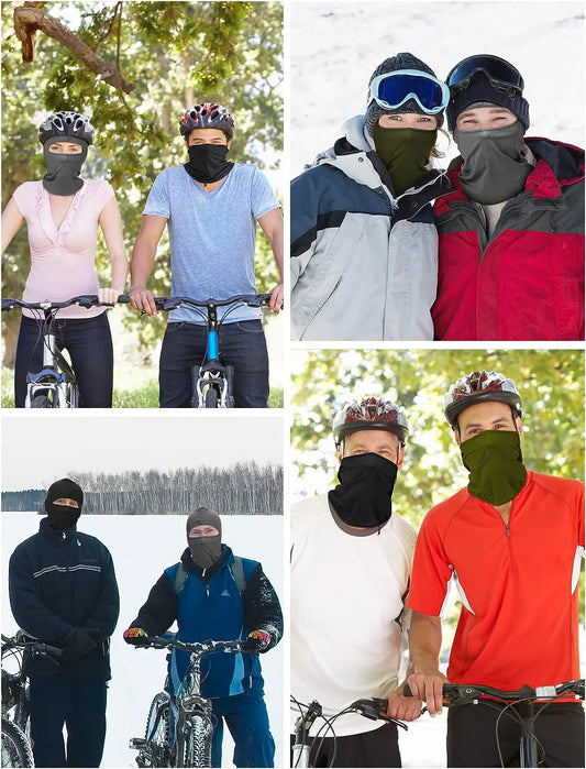 Balaclava Full Face Mask UV Protection Ski Sun Hood Tactical Motorcycle Helmet Bandana Neck Windproof Face Shield Biker Mask - MANDOTOS