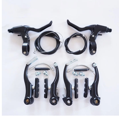 Bike Front Rear V Brakes Front Rear Caliper Set Brake Cycling Kit for MTB BMX Folding Road Mountain Bicycle Bikes Brake Set